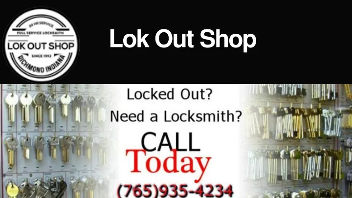lok out shop