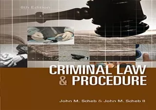 download Criminal Law and Procedure kindle