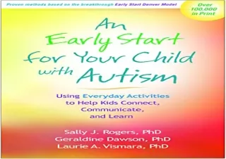 download An Early Start for Your Child with Autism: Using Everyday Activities to