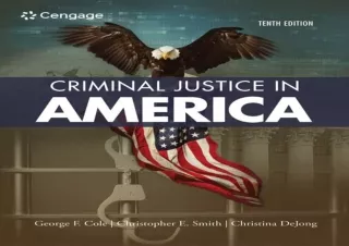 [DOWNLOAD PDF] Criminal Justice in America (MindTap Course List) free