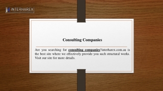 consulting companies