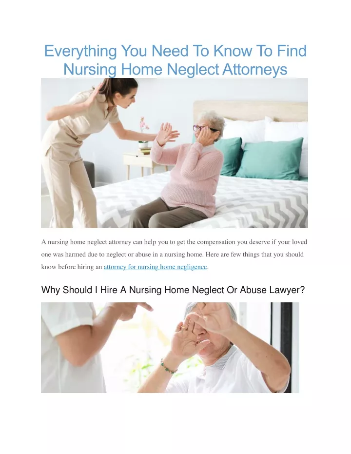 everything you need to know to find nursing home