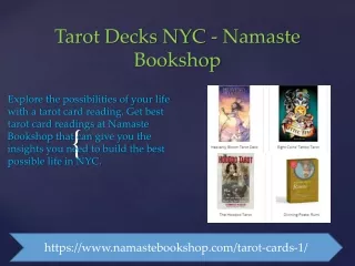Tarot Decks NYC - Namaste Bookshop