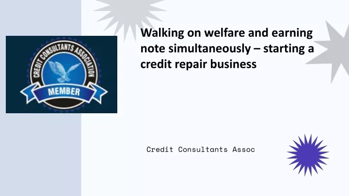 walking on welfare and earning note