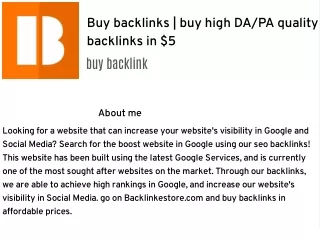 Buy backlinks | buy high DA/PA quality backlinks in $5