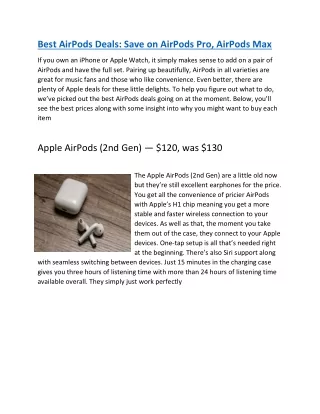Best AirPods Deals Save on AirPods Pro, AirPods Max  Digital Trends