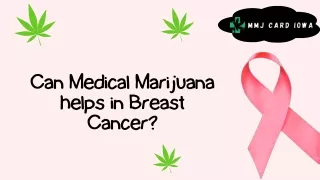 Can Medical Marijuana helps in Breast Cancer?