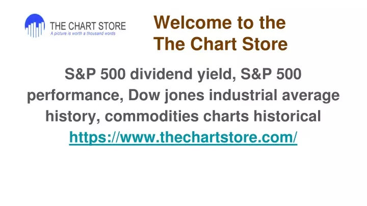 welcome to the the chart store