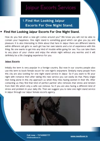 Jaipur Escorts