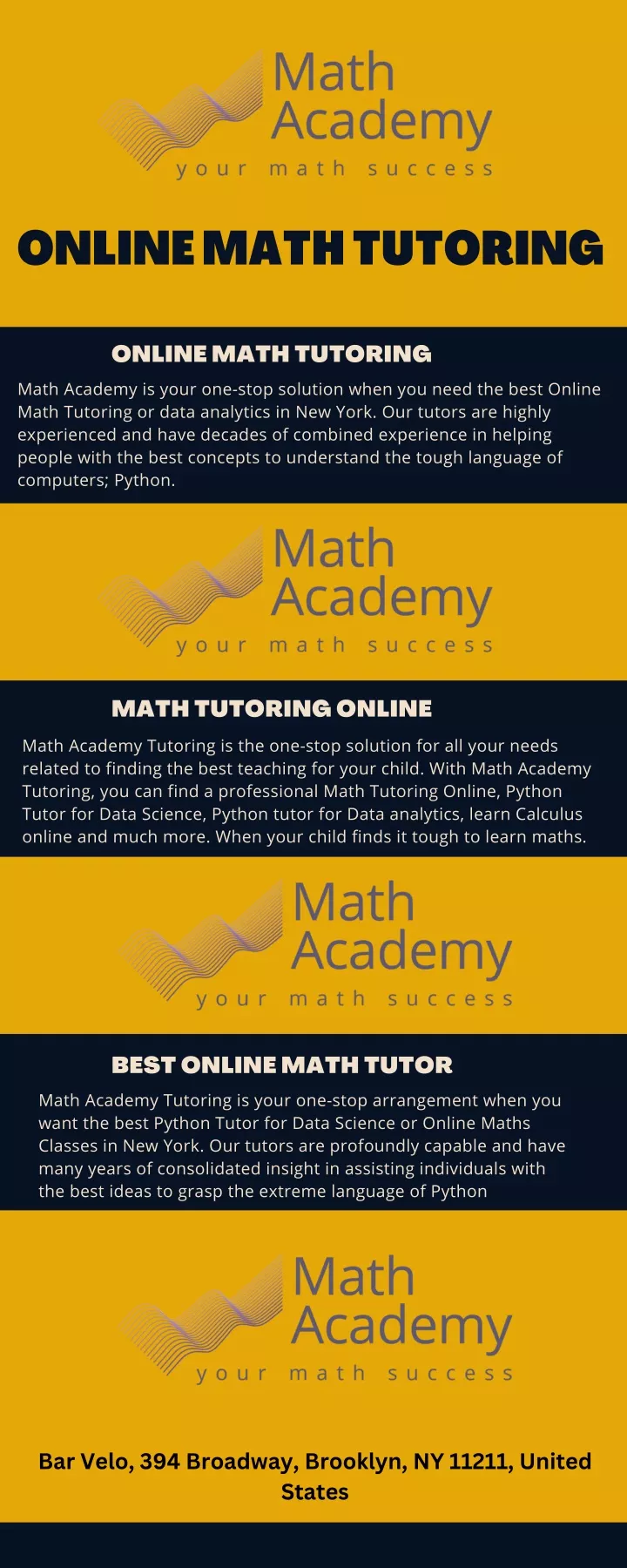 online math tutoring