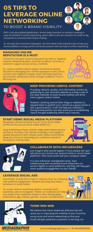 05 TIPS TO LEVERAGE ONLINE NETWORKING TO BOOST A BRAND VISIBILITY