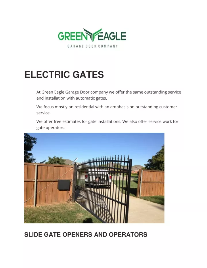 electric gates