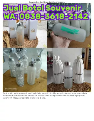 souvenir dari botol grosir botol kaca surabaya
