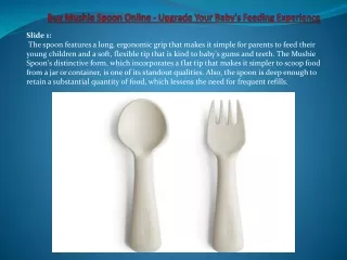 Buy Mushie Spoon Online - Upgrade Your Baby's Feeding Experience