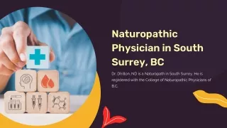 Naturopathic Physician in South Surrey, BC