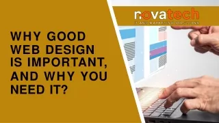 WHY GOOD WEB DESIGN IS IMPORTANT, AND WHY YOU NEED IT?