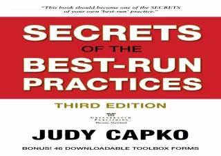 ‹download› free (pdf) Secrets of the Best-Run Practices, 3rd Edition
