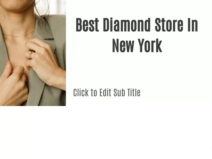 best diamond store in new york