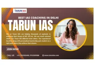 Best IAS Coaching In Delhi