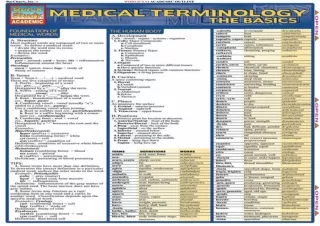 (PDF) Medical Terminology: The Basics (Quick Study Academic) Free