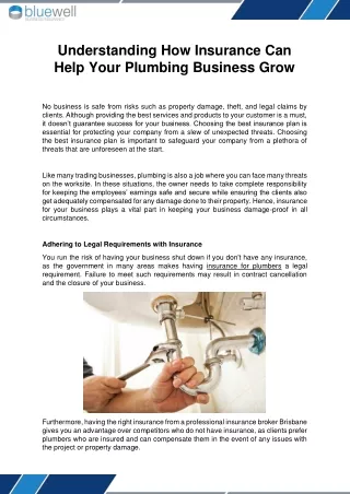 Help Your Plumbing Business Grow