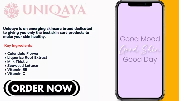 uniqaya is an emerging skincare brand dedicated