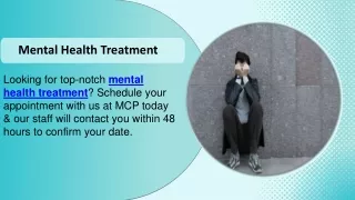 Mental Health Treatment