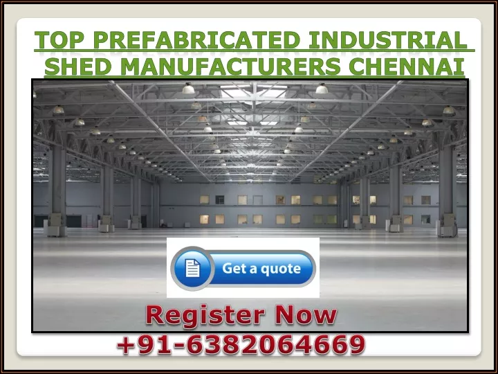 top prefabricated industrial shed manufacturers