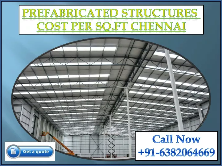 prefabricated structures cost per sq ft chennai