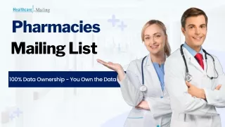pharmacies mailing list | 100% CAN-SPAM, GDPR Compliant Pharmacy Emails