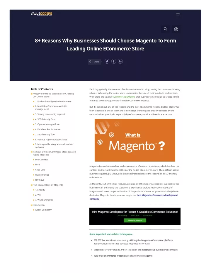 8 reasons why businesses should choose magento