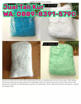 jual beli tali kur tali kur lombok