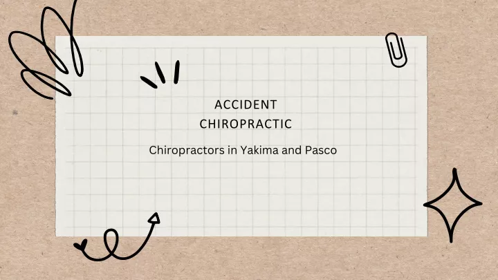 accident chiropractic