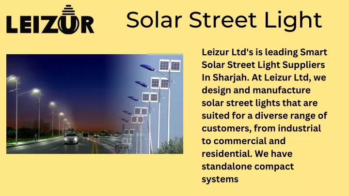 solar street light