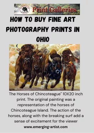 How to Buy Fine Art Photography Prints in Ohio