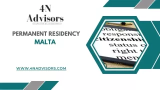 Permanent Residency in Malta