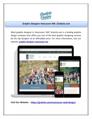 want graphic designer in vancouver wa graticle
