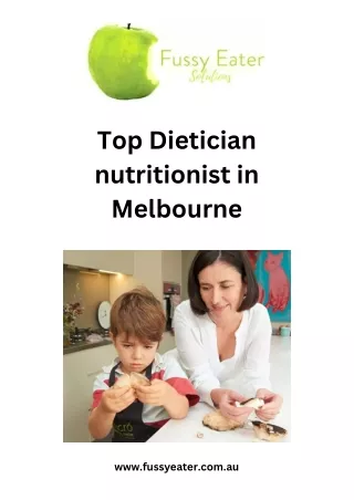 Top Dietician nutritionist in Melbourne
