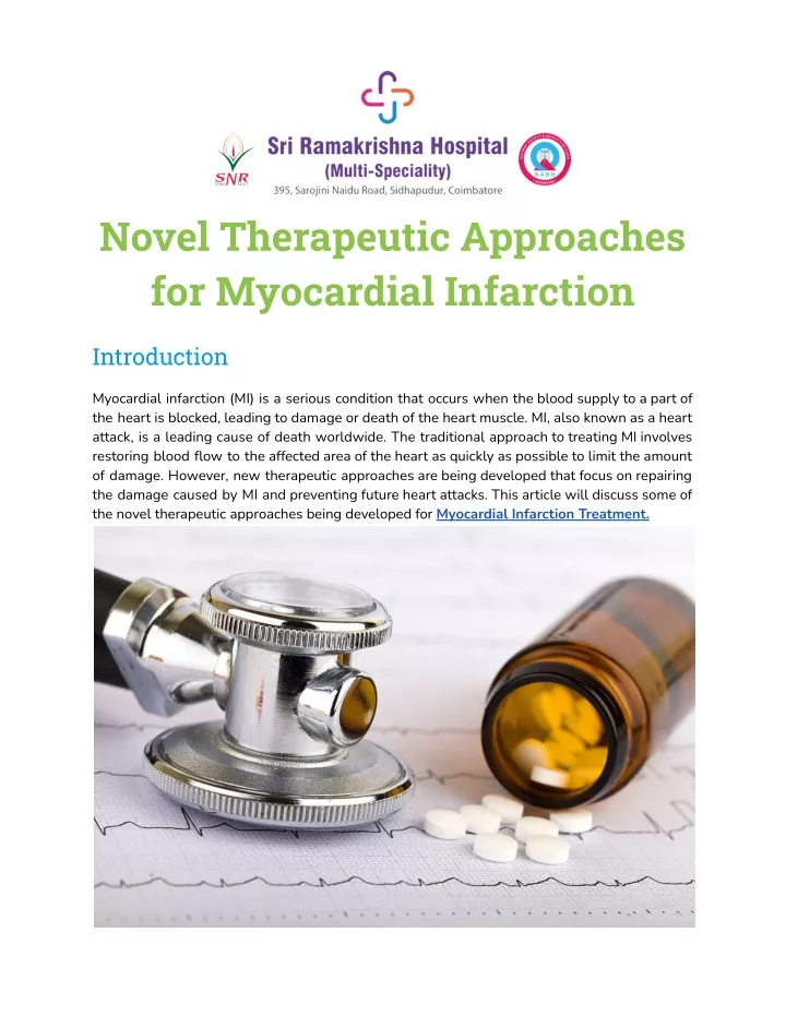 novel therapeutic approaches for myocardial