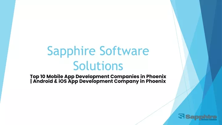 sapphire software solutions