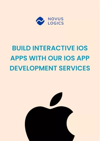 Build interactive iOS apps with our iOS app development services