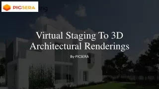 Virtual Staging To 3D Architectural Renderings_