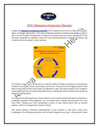 ocd obsessive compulsive disorder