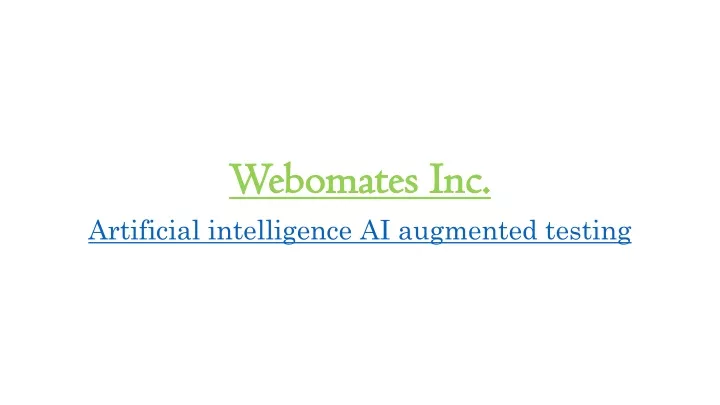 webomates inc webomates inc