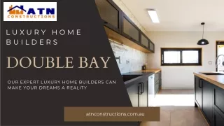 Luxury Home Builders Double Bay