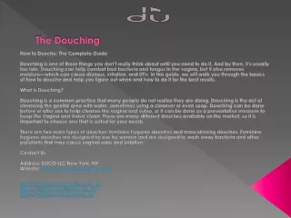 the douching