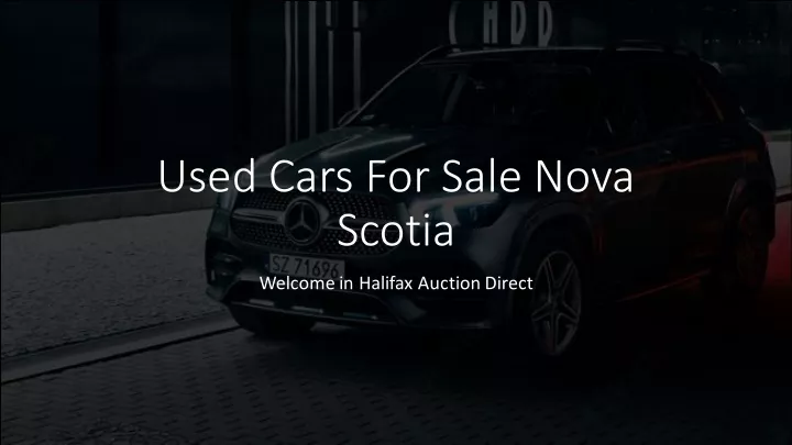 PPT - Used Cars For Sale Nova Scotia PowerPoint Presentation, free