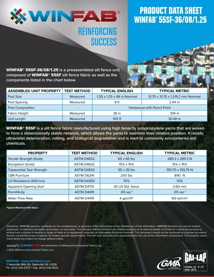 product data sheet winfab 55sf 36 08 1 25