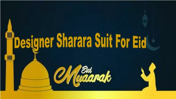 designer sharara suit for eid