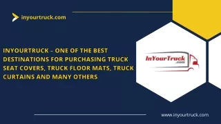 InYourTruck – Is Your Best Destination For Top-Quality Truck Accessories